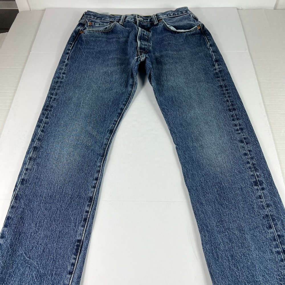 Levi's Jeans Men's 31x28* 501 XX Straight Leg Blue Faded Cotton Denim Tag 31x30